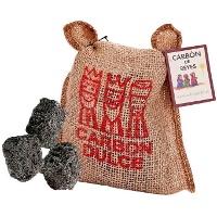 Carbón de Reyes dulce en saco de apillería de 100 gr