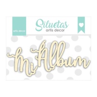 Chipboard Mi álbum - Artis decor - 2 piezas