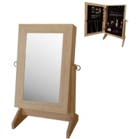 Joyero armario con espejo Nordic de 59,5 cm