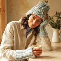 Kit de tricot - Gorro y mitones - DMC