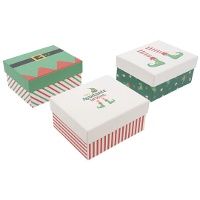 Caja de elfo de 12 x 10 x 6 cm surtida - 1 unidad