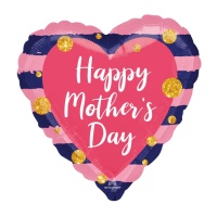 Globo de corazón de Feliz Día de la Madre de 43 cm - Anagram