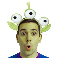 Diadema de alien de película