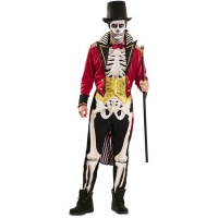 Disfraz de domador esqueleto para hombre