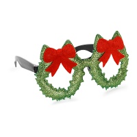 Gafas de corona de Navidad clásicas