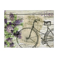 Papel de arroz de bicicleta vintage de 29,7 x 42,5 cm - Artis decor - 1 unidad