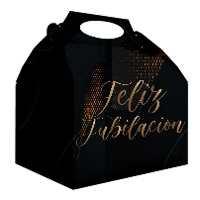 Caja de cartón de feliz jubilación - 12 unidades