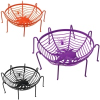 Bol de telaraña con patas de araña de 26 x 10 cm - 1 unidad