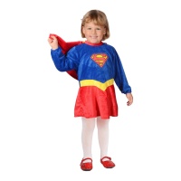 Disfraz de supermán para bebé niña