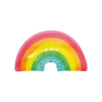 Globo de arcoiris metalizado de 97 cm