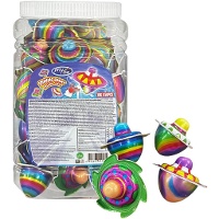 Peonza de gominola rellena de gelatina de 10 gr - 50 unidades