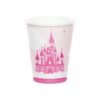 Vasos de Castillo de cuento de 250 ml - 8 unidades