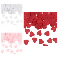 Confetti de corazones de papel de 15 gr - 1 unidad
