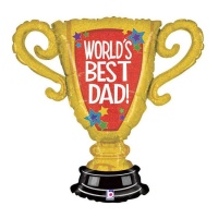 Globo de Mejor papá del mundo de 84 cm - Grabo
