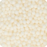 Sprinkles de perlas de 4 mm blancas - FunCakes - 60 gr