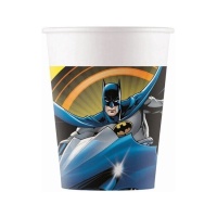 Vasos de Batman de cartón compostable de 200 ml - 8 unidades