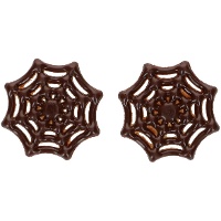 Figuras de chocolate de telarañas - 6 unidades