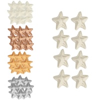 Figuras de azúcar de estrellas metalizadas - FunCakes - 24 unidades