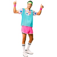 Disfraz de deportista años 80 para hombre