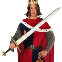 Espada medieval larga de 120 cm