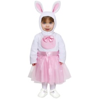 Disfraz de conejo con falda para bebé