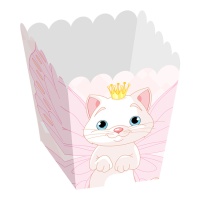 Caja de Princesa con gatito baja - 12 unidades
