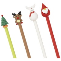 Bolígrafo de Navidad de 20 cm - 1 unidad