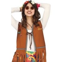 Chaleco hippie para mujer