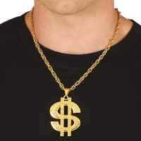 Collar de dólar metálico
