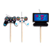 Velas de Videojuegos - 5 unidades