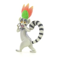 Figura para tarta de Rey Julien de Madagascar de 9 cm