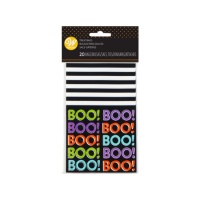Bolsa de Halloween mini BOO de 9,5 x 15 cm - Wilton - 20 unidades