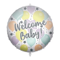 Globo redondo de Welcome Baby de 46 cm - Procos