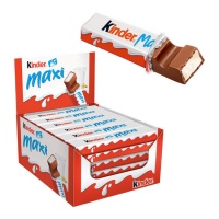 Kinder Maxi chocolate en barrita - 36 barritas
