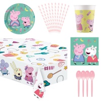 Pack para fiesta de Peppa Pig - 8 personas