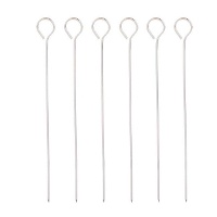 Brochetas de metal 25 cm - 6 unidades