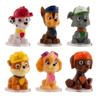 Figuras para roscón de Patrulla Canina de 3,5 cm - Dekora - 50 unidades