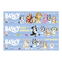 Oblea comestible de Bluey para borde de tarta de 21 x 4,95 cm - 3 unidades