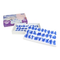 Kit de sellos de letras caligráficas - PME - 52 unidades
