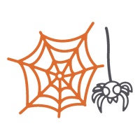 Troquel fino ZAG Halloween telaraña y araña - 2 piezas