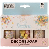 Kit de sprinkles surtidos nacarados de 85 gr
