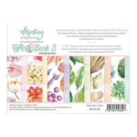 Kit de papeles de scrapbooking de Flora book 5 - Mintay Papers - 24 hojas