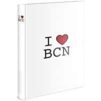 Álbum de fotos de I love Barcelona adhesivo vertical