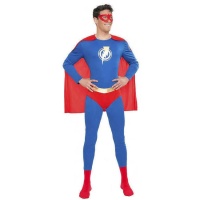 Disfraz de superhéroe con rayo para hombre
