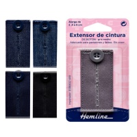 Alargador pretina de 6,8 x 3,1 cm con botón - Hemline