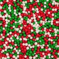 Sprinkles de perlas mini de colores navideños - PME - 85 gr
