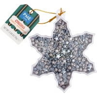 Sprinkles de copos de nieve plateados de 76 gr - PME