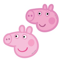 Caretas de Peppa Pig - 6 unidades