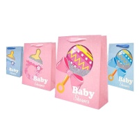 Bolsa regalo de 24 x 18 x 8,5 cm de Baby Shower - 1 unidad