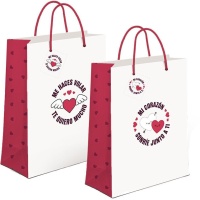 Bolsa regalo de 32 x 26 x 10 cm de Me haces volar - 1 unidad